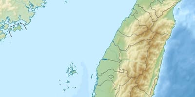 Mapa de la isla de Taiwán