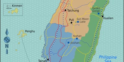 Taipei, Taiwán ubicación en el mapa