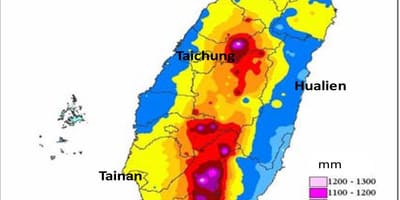 Mapa de Taiwán climático