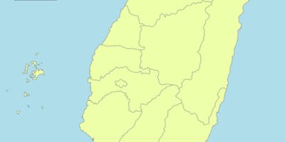Taiwán mapa de taoyuan